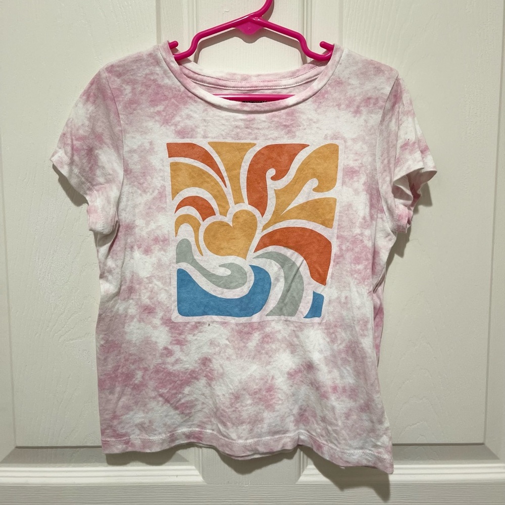 Old Navy pink tie dye shirt